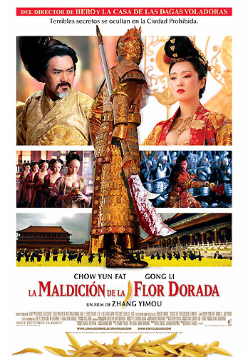 Cartell de la pel·lícula "La maldición de la flor dorada"