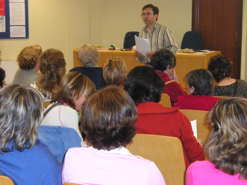Imatge de la darreraa xerrada de cuina a la Biblioteca 