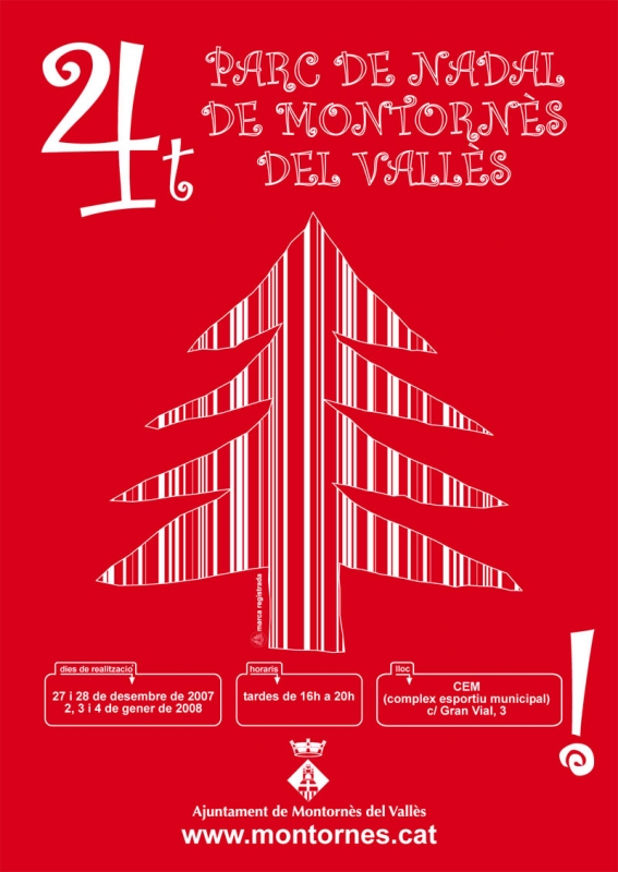 Cartell del IV Parc de Nadal de Montornès