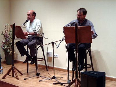 Recital poètic de Jaume Calatayud i Vicente Monera