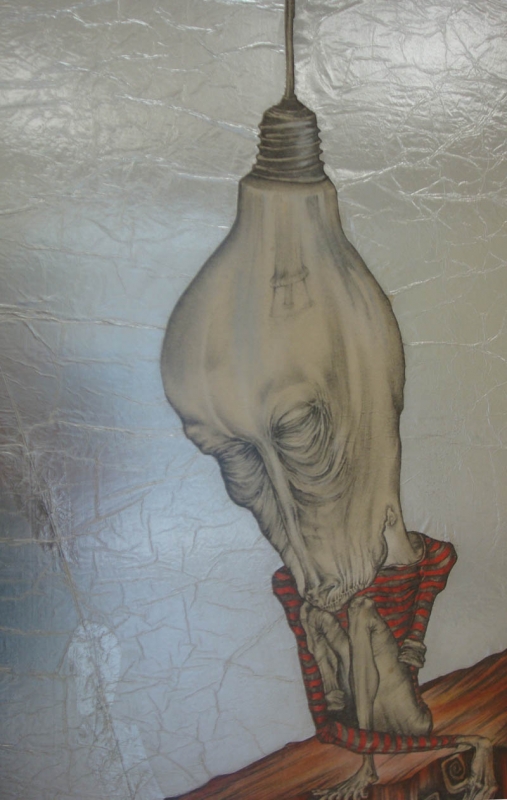 Una de les obres de l'exposició de Jaime Padilla