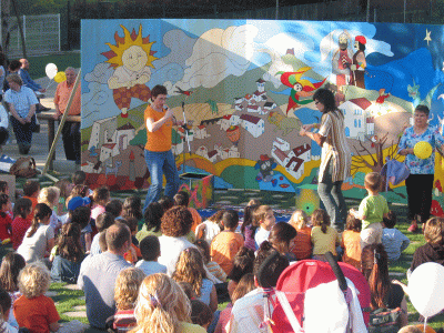 Una altre moment de la la marató de contes de l'any passat