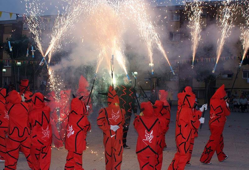 Espectacle de foc del Sant Joan de l'any passat