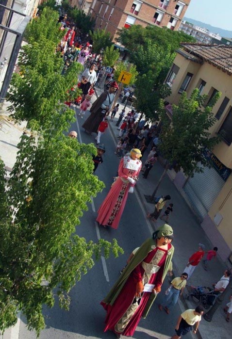 Cercavila de la Trobada de Gegants de l'any passat