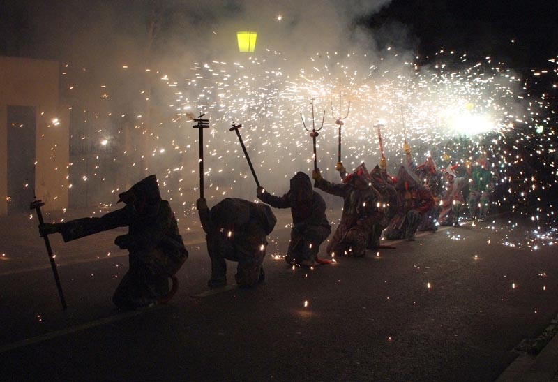 Imatge del correfoc de l'any passat
