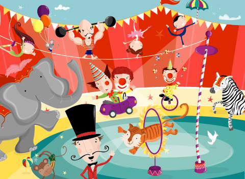 Contes infantils sobre el circ a la Biblioteca