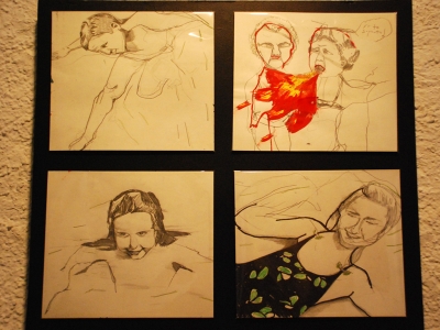 Alguns dibuixos de l'exposició