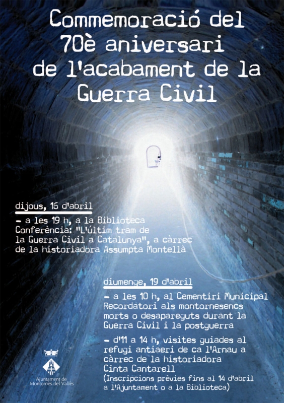 Cartell anunciador dels actes