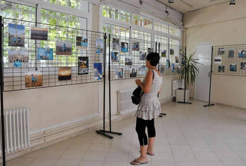 Exposició del concurs "La Samarreta Viatgera" al Casal de cultura