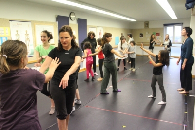 Una altra imatge del Taller de Dansa del darrer abril