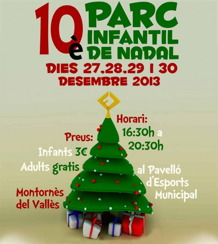Imatge de promoció del Parc Infantil 2013