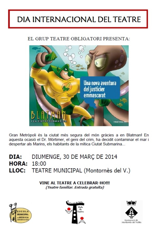 Cartell de promoció de l'espectacle