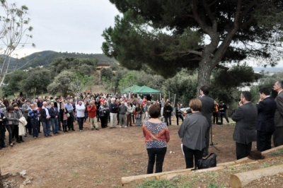 Un moment de l'acte d'inauguració celebrat el 27 d'octubre de 2012
