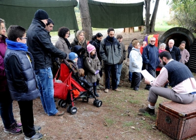 30-11-2013 - Visites teatralitzades al refugi antiaeri Ca l'Arnau