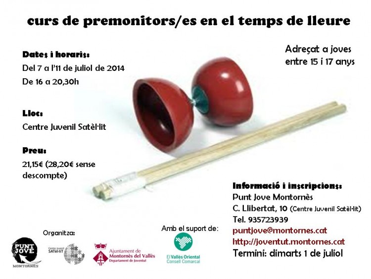 Curs de premonitors en temps de lleure