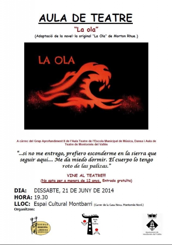 Teatre: "La ola"