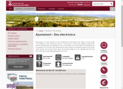 Captura de la portada de la nova "Seu electrònica"