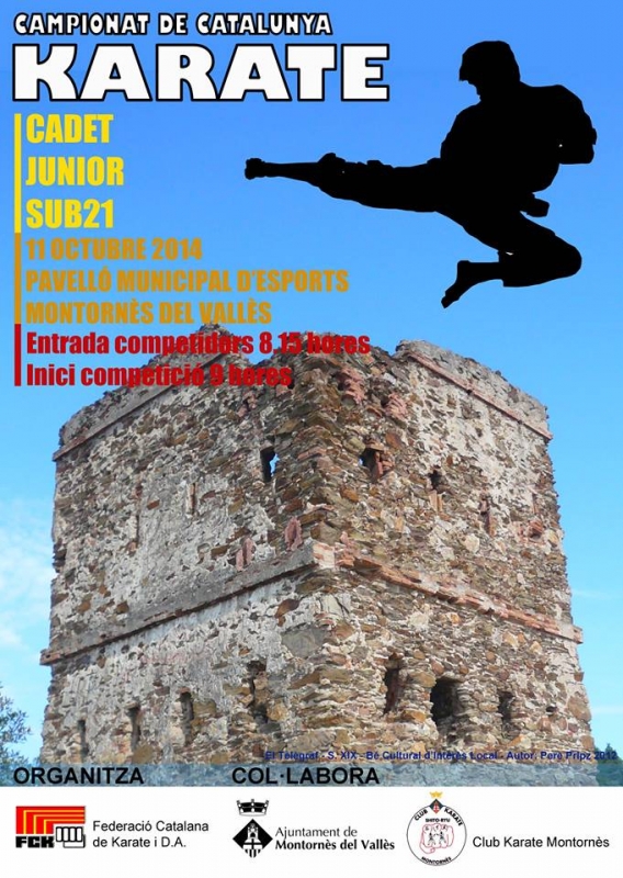 Cartell anunciador del Campionat de Catalunya
