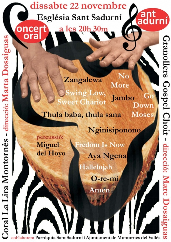 El cartell del concert