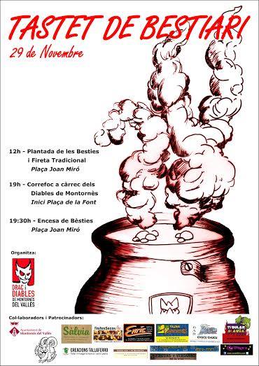 El cartell amb les activitats del dia