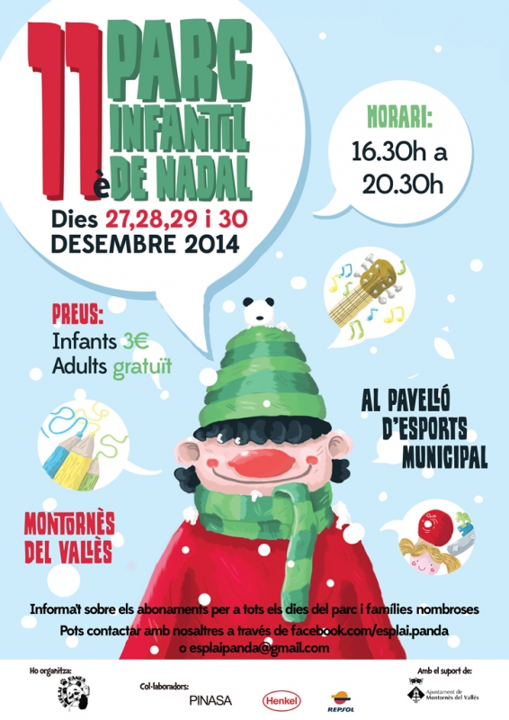 El cartell del Parc de Nadal 2014