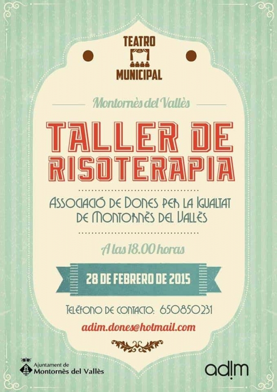 Taller de risoteràpia organitzat per ADIM
