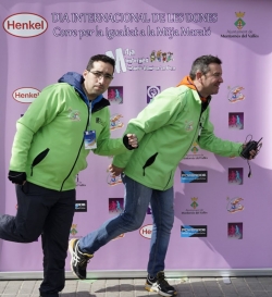 08/03/2015 - Organitzadors de la mitja marató al photocall dedicat al Dia Internacional de les Dones