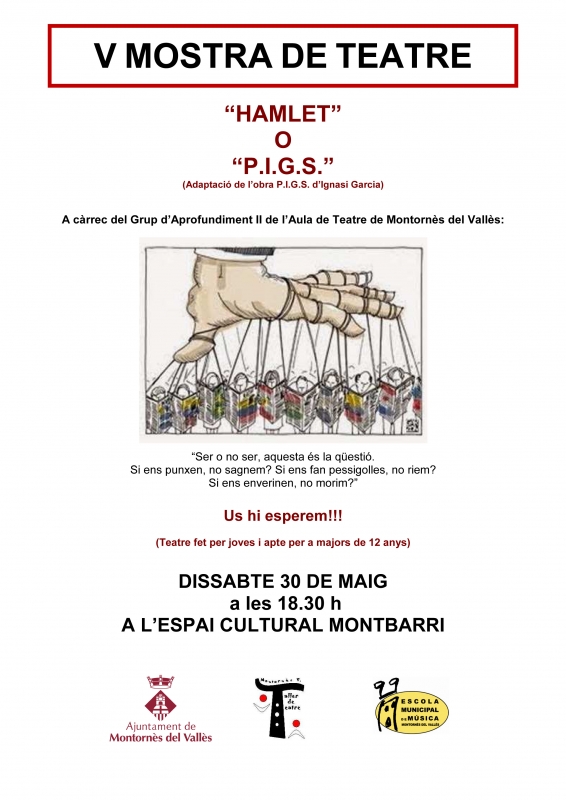 El cartell de la representació