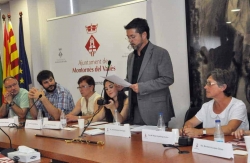 Primer parlament de l'alcalde, José A. Montero