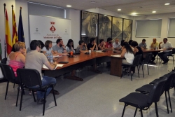 Un moment del Ple extraordinari celebrat el 29 de juny a l'Ajuntament de Montornès