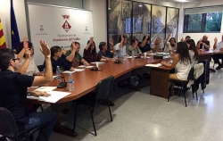 Un moment de la sessió plenària d'aquest mes de setembre