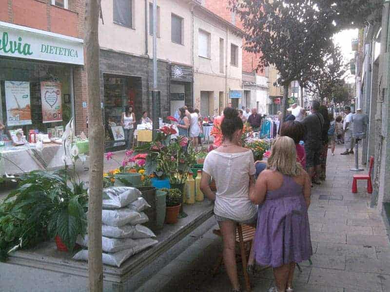 Jornada comercial al carrer Major (juny de 2010)