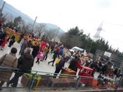 Carnaval infantil al pati de l'Escola Marinada