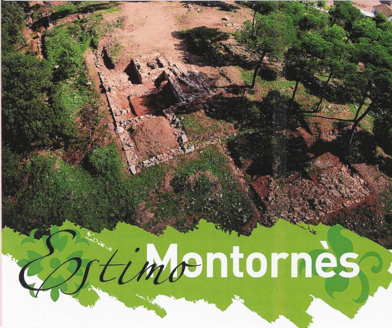 Vista aèria del jaciment de Cant Tacó - Turó d'en Roïna