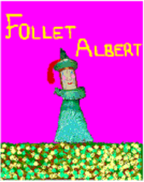 El follet Albert, mascota de l'hora del conte