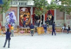 Art al carrer. Exhibició de grafits.