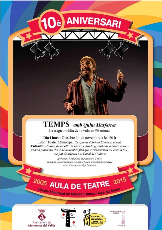 El cartell de l'espectacle