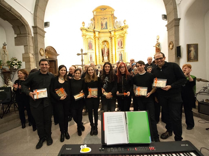 Una de les darreres actuacions de la coral (novembre de 2015)