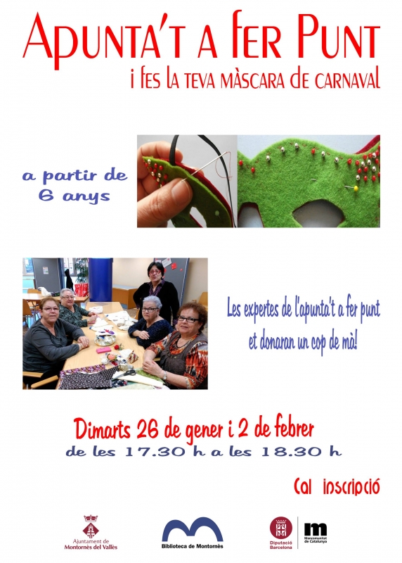26012016 Cartell Apunta't a fer punt Carnaval