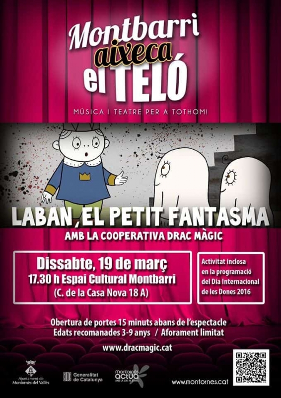 Cartell de "Labán, el petit fantasma"