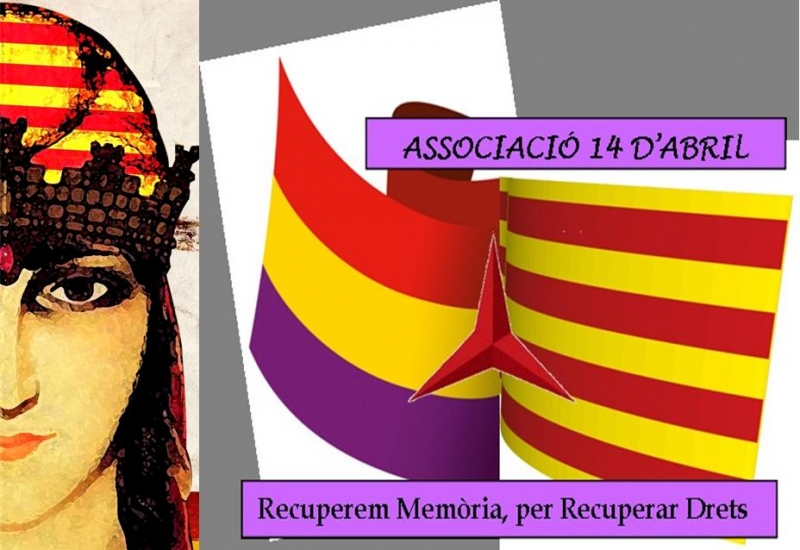 Anagrama de l'Associació 14 d'abril. Recuperem memòria per recuperar drets