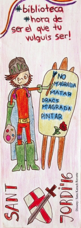 Treball guanyador del Concurs de Punts de Llibre 2016. Autora: Sana Karach