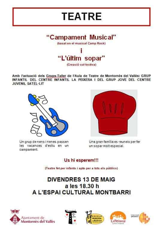 El cartell de les representacions