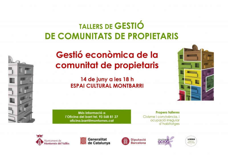 Cartell del taller de comunitats