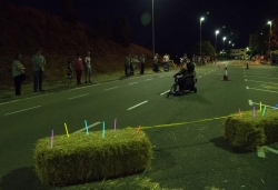 Baixada nocturna de carretons