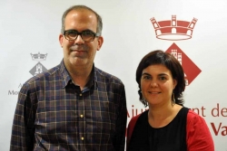 Abel Navarro Cardenal i Helena Ollé Julià, nous regidors del govern de Montornès