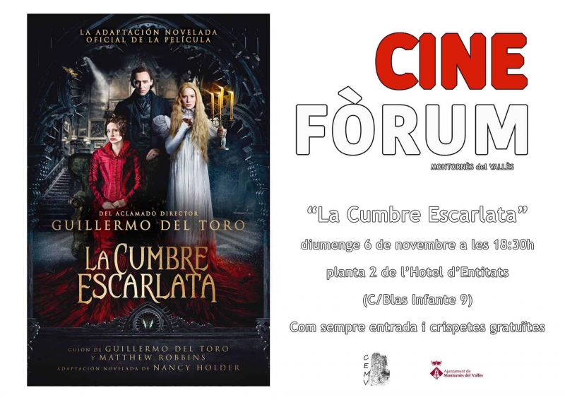 Imatge de promoció del cinefòrum. Autor: Centre d'Estudis de Montornès.