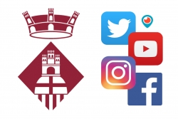 Xarxes socials amb presència institucional de l'Ajuntament