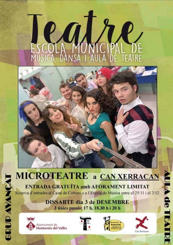 Cartell de les sessions de Microteatre