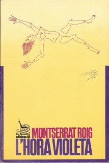 Portada del llibre "L'hora violeta" de Montserrat Roig